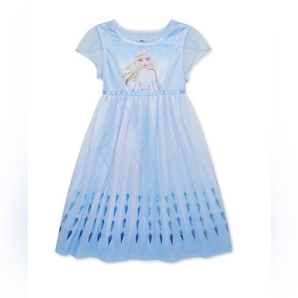 Disney Frozen Light Blue Nightgown - Picture 2 of 10